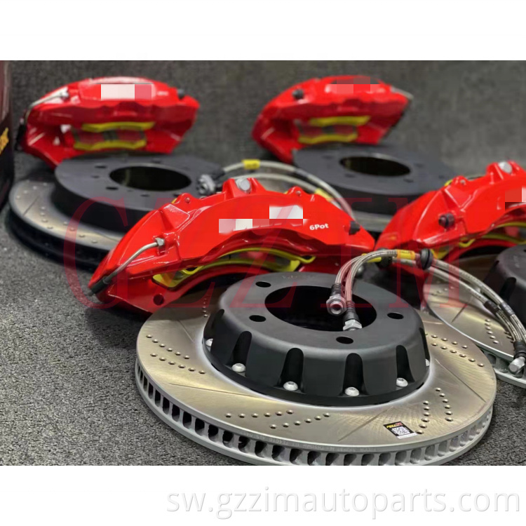 Utendaji wa hali ya juu Mfumo mkubwa wa kuvunja gari kit 6 sufuria ya gari kwa LC200 Land Cruiser 2008+